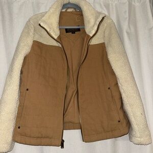 Pendleton Cream and Tan Teddy Jacket